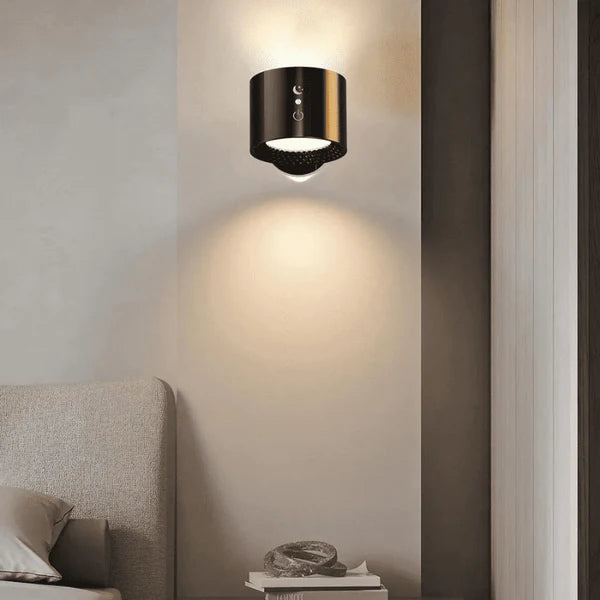 Arandela de Parede Interna LED Bifocal Sem Fio - 2 Unidades