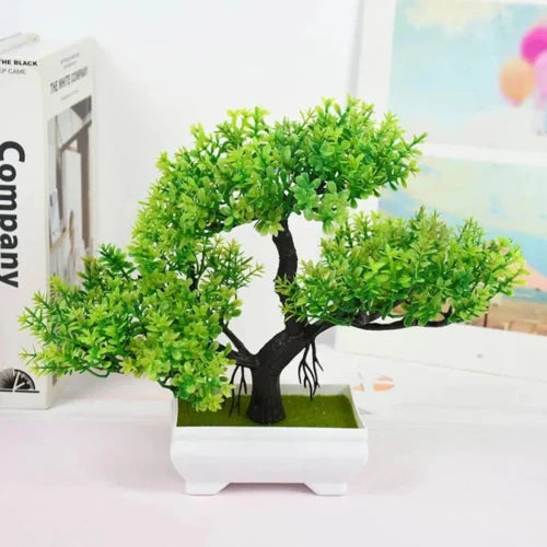 Bonsai Artificial Arvore com Flores em Seda