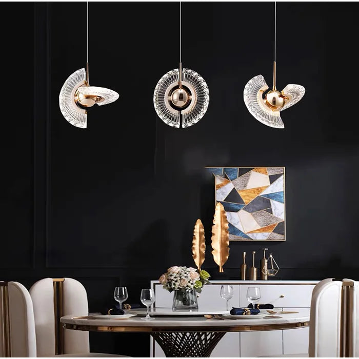 Luminária Lustre Pendente LED Nórdica Luxo