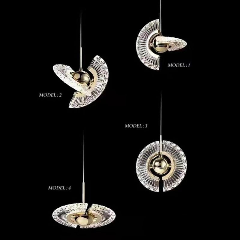 Luminária Lustre Pendente LED Nórdica Luxo