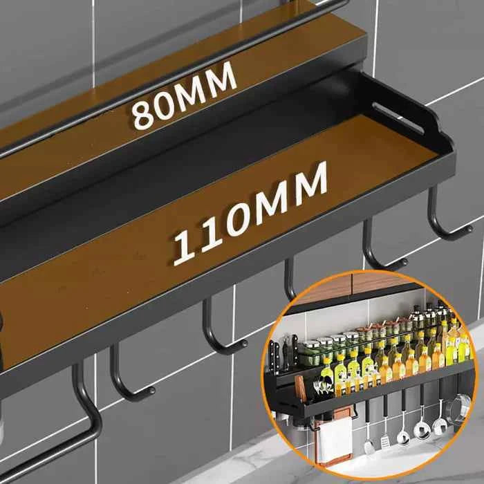 Prateleira Para Cozinha Em Aço Inox Multifuncional