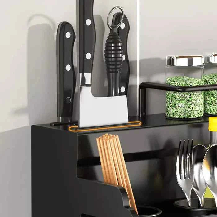 Prateleira Para Cozinha Em Aço Inox Multifuncional