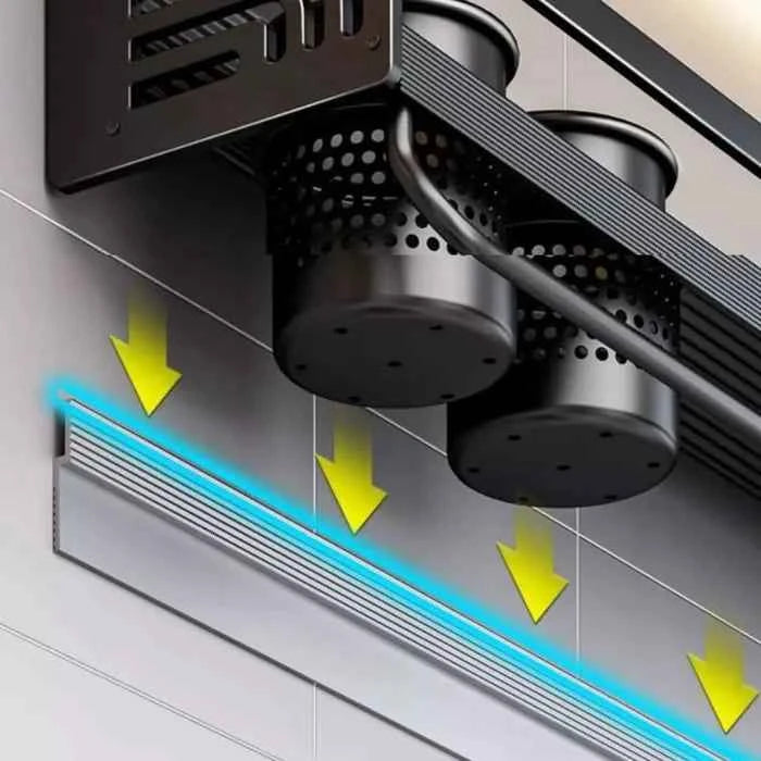 Prateleira Para Cozinha Em Aço Inox Multifuncional