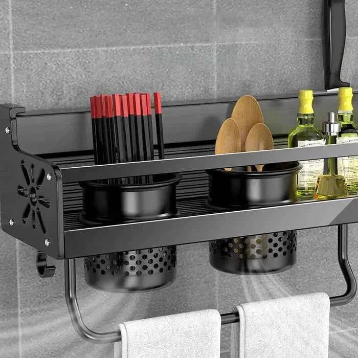 Prateleira Para Cozinha Em Aço Inox Multifuncional