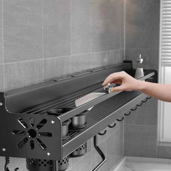 Prateleira Para Cozinha Em Aço Inox Multifuncional