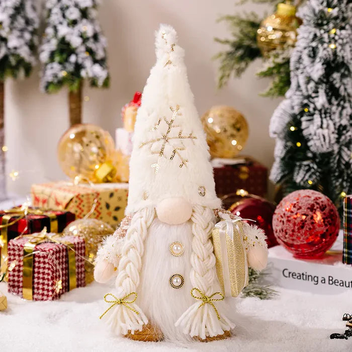 Boneco Gnomo Iluminado Decoração de Natal