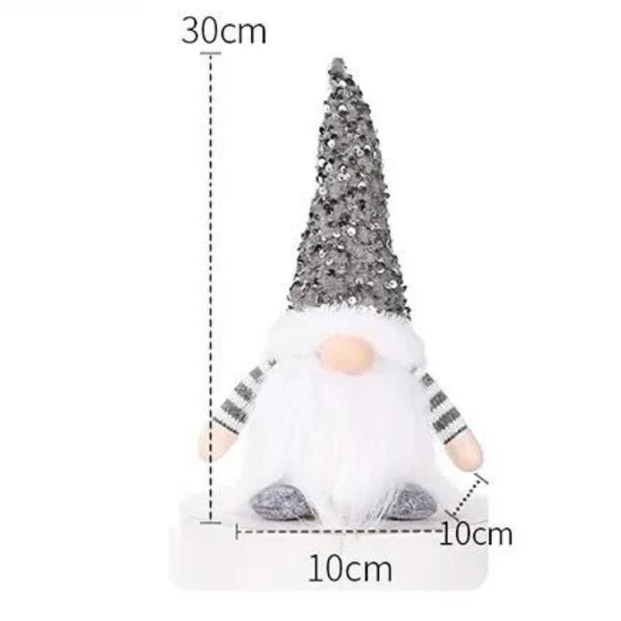 Boneco Gnomo Iluminado Decoração de Natal