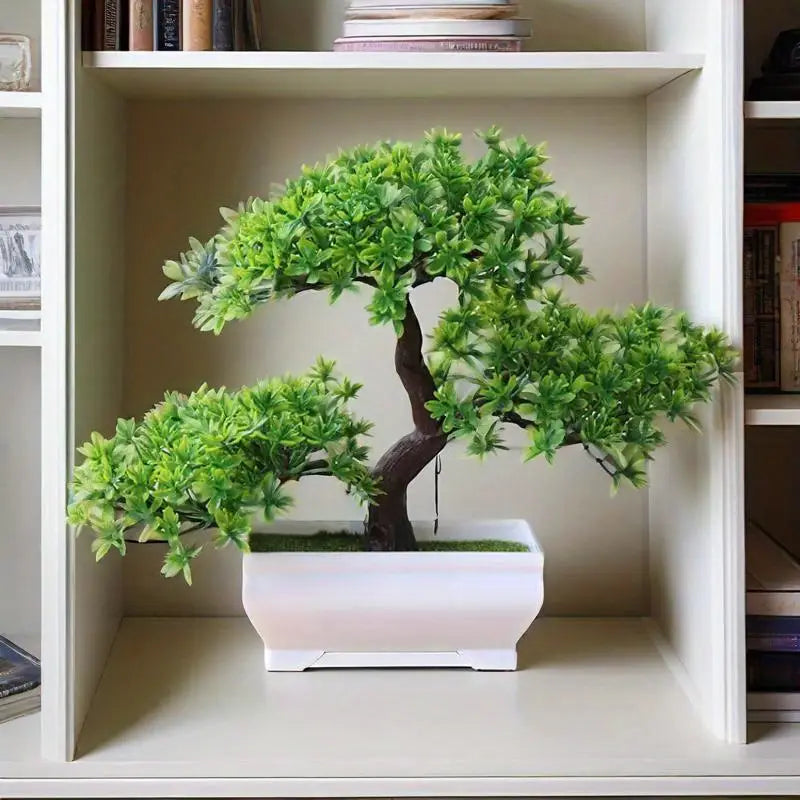Bonsai Artificial Arvore com Flores em Seda