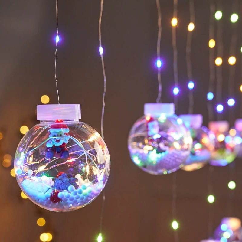 Cascata de Pisca Pisca Varal De Lampadas 100 Leds 3 Metros Bivolt