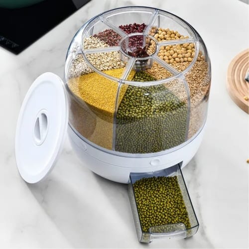 Dispensador Porta Alimentos e Cereais Giratório