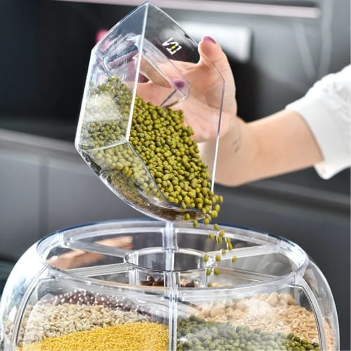 Dispensador Porta Alimentos e Cereais Giratório