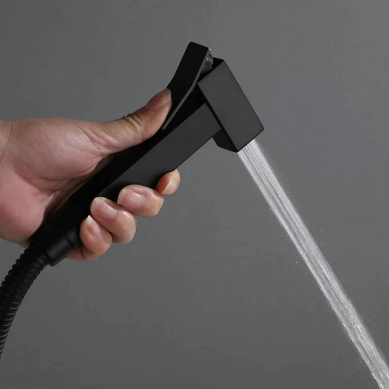 Ducha Higiênica para Banheiro Preta Black