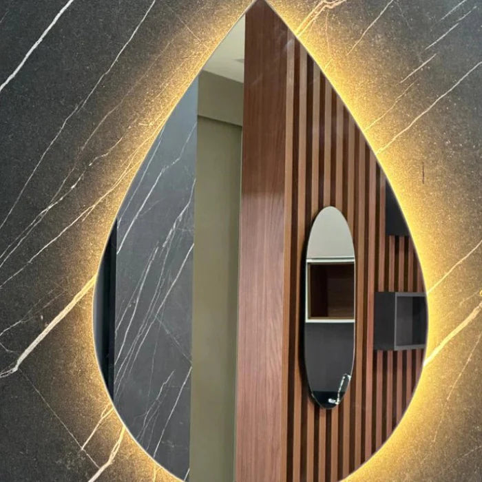 Espelho Orgânico com Led Gota 12v - Casa Stony