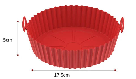 Kit com 3 Formas de Silicone para Air Fryer