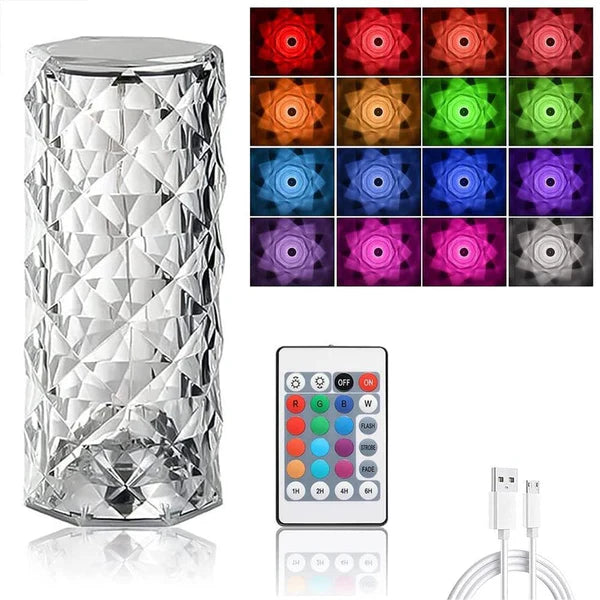 Luminária de Mesa Led Sem Fio Multicolorida