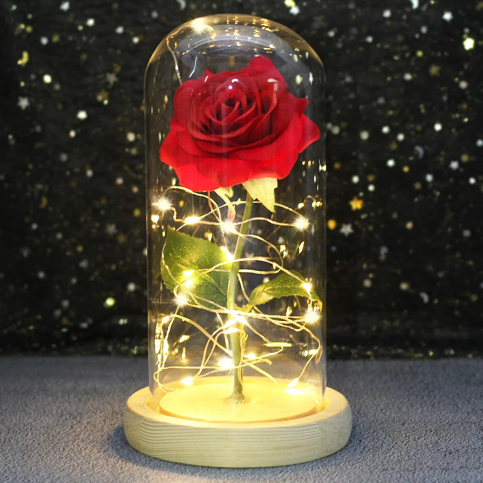 Luminária de Mesa Led Flor Eterna