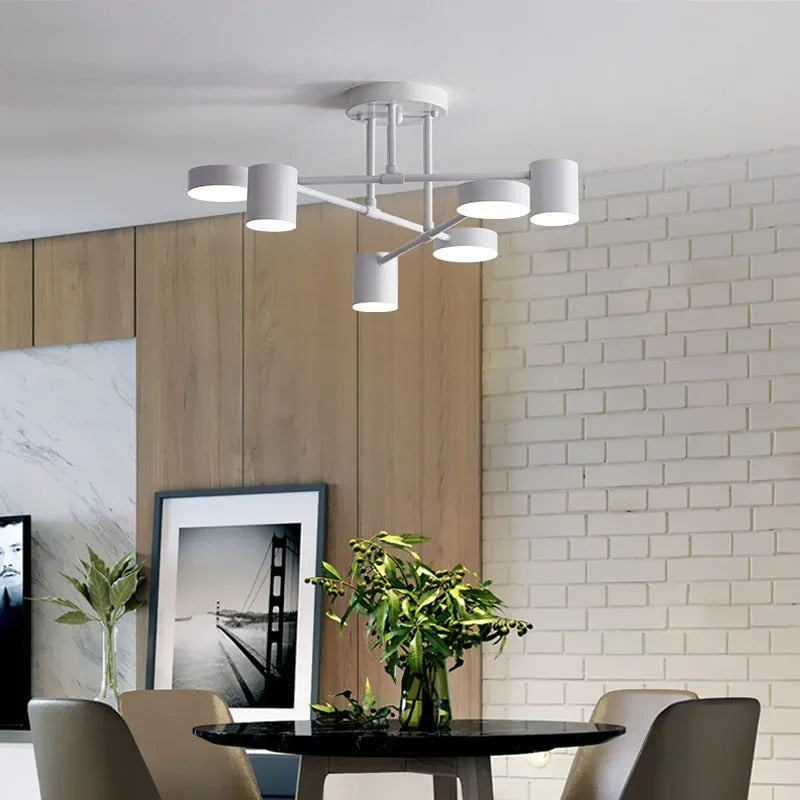 Lustre Luminária de Teto Led Triplo