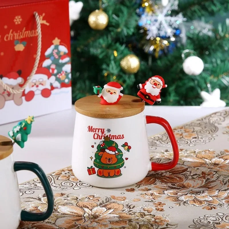 Caneca Cerâmica Decoração de Natal - Casa Stony