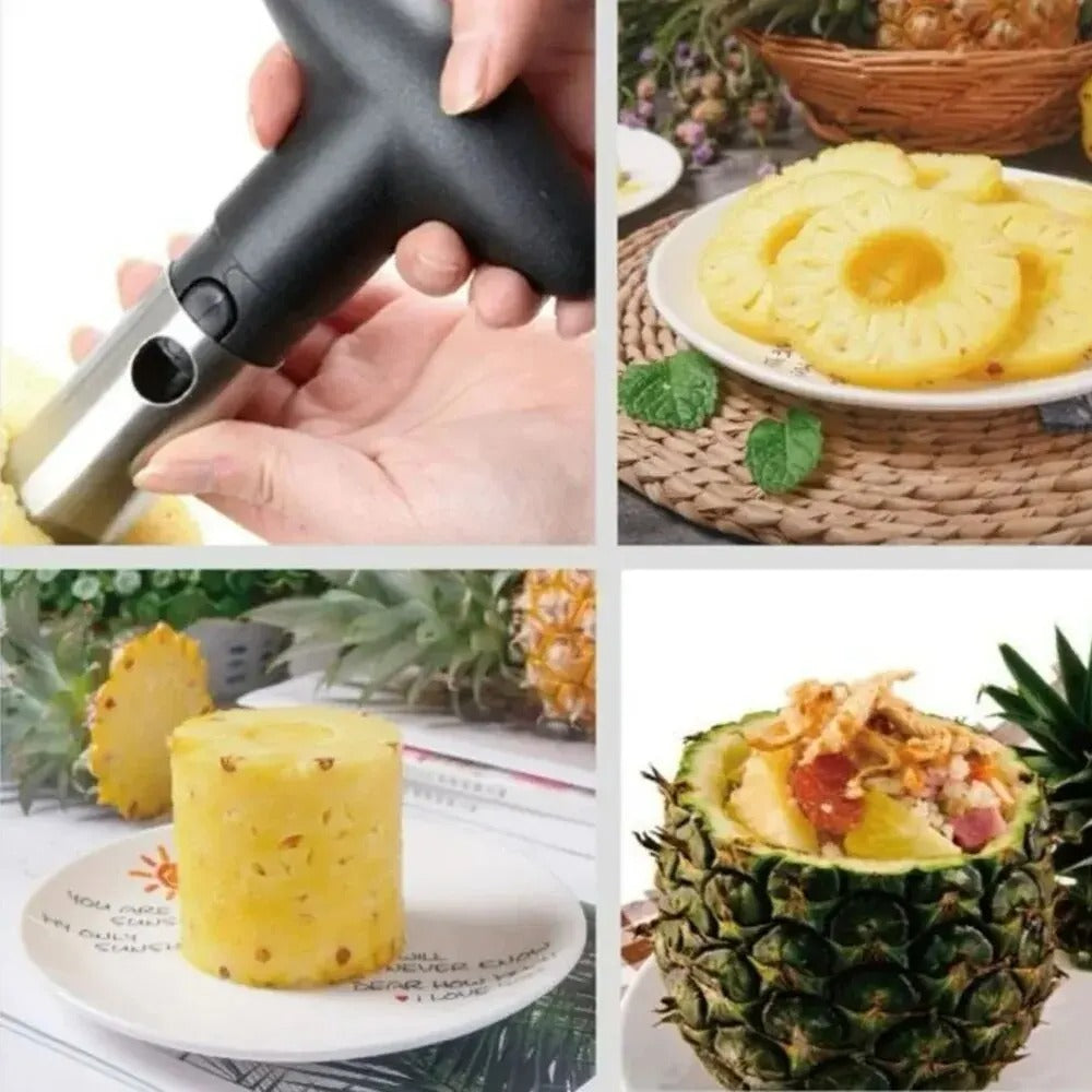 Descascador de Abacaxi em Aço Inoxidável
