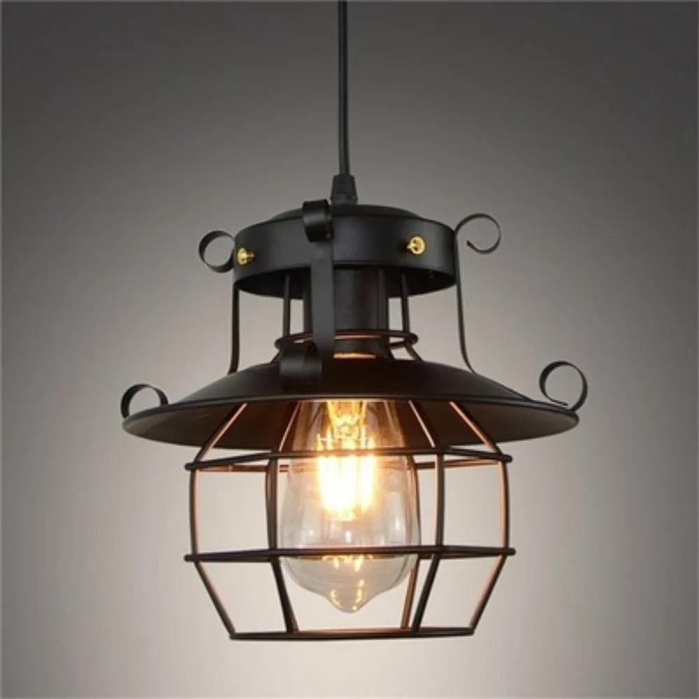 Luminária Pendente Retrô Industrial