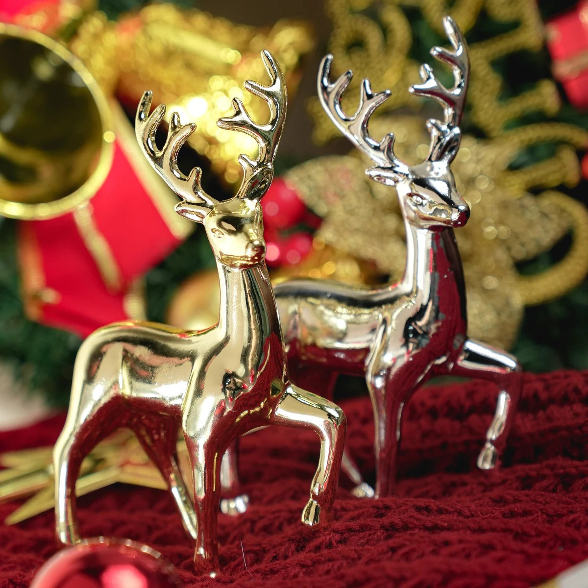 Escultura Rena de Natal em Resina