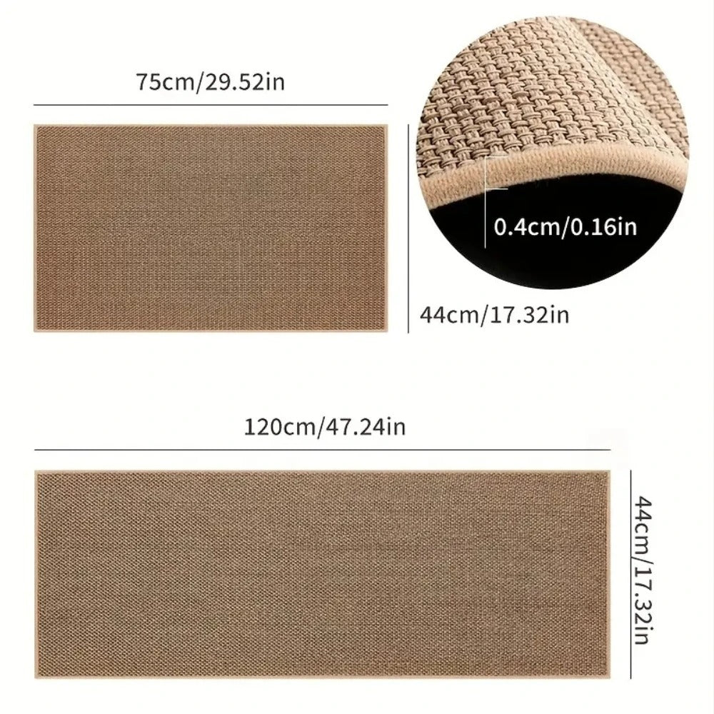 Tapete Antiderrapante Para Cozinha de Sisal