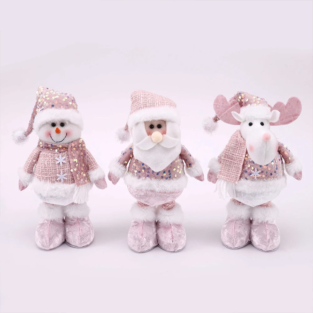 Bonecos de Pelúcia Decoração de Natal