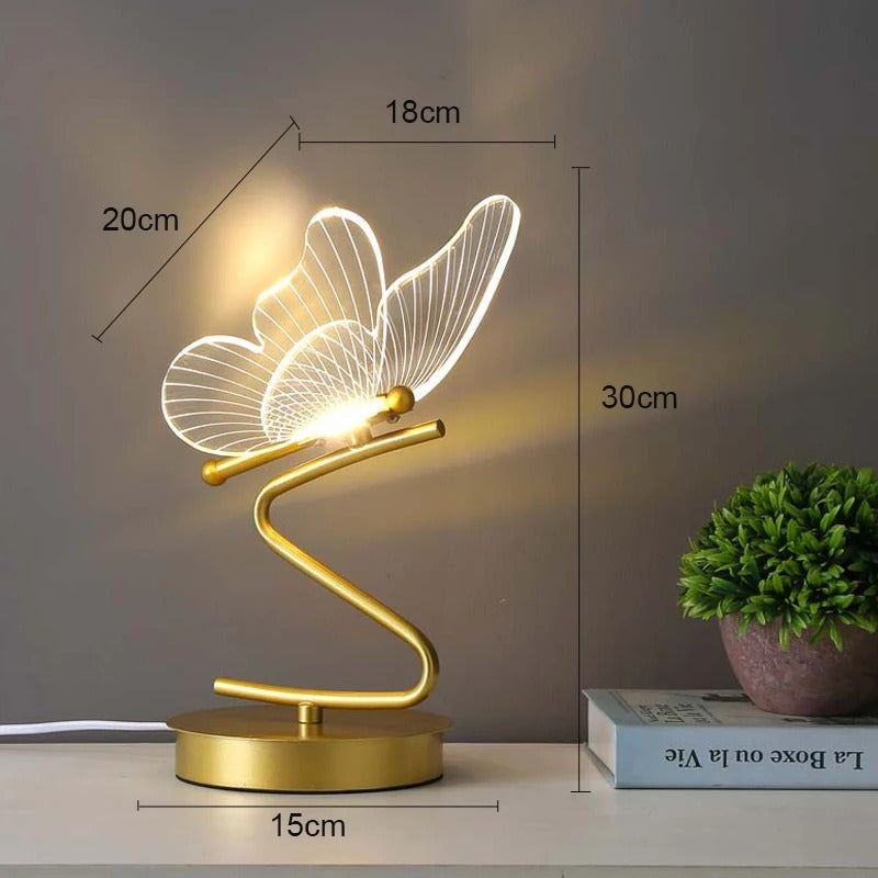 Luminária de Mesa Led Borboleta