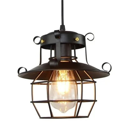 Luminária Pendente Retrô Industrial