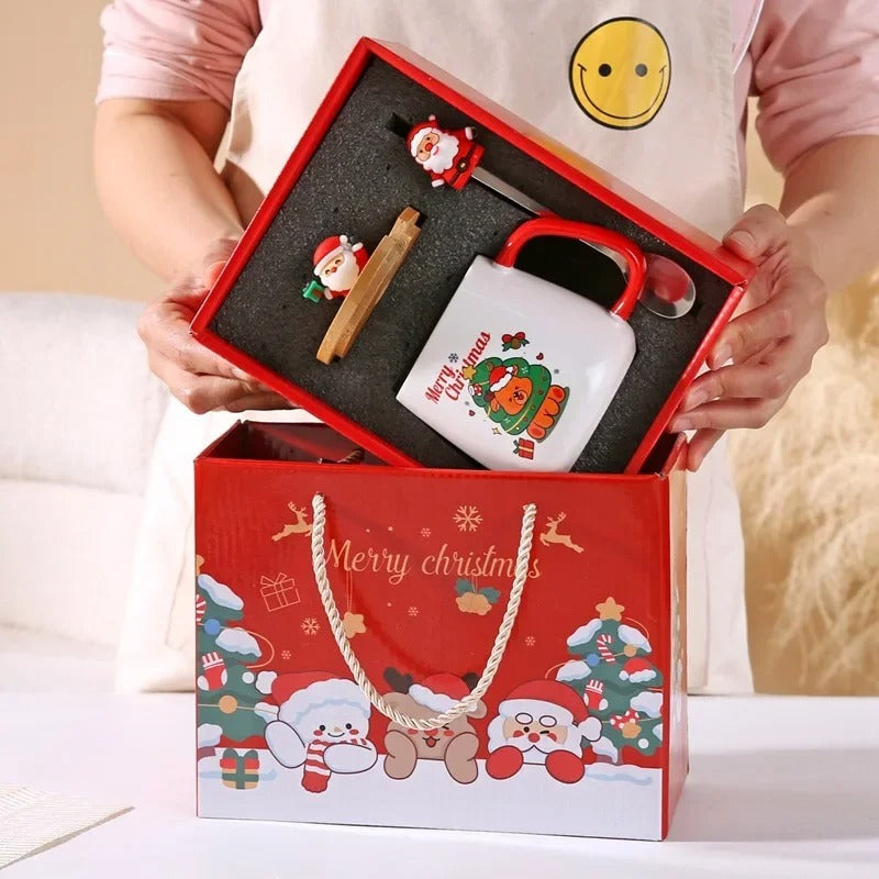 Caneca Cerâmica Decoração de Natal - Casa Stony