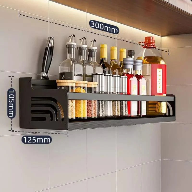 Prateleira Para Cozinha Em Aço Inox Multifuncional