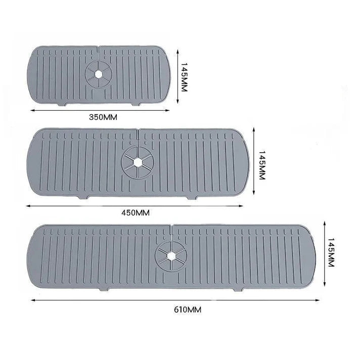 Tapete Protetor de Torneira Absorvente de Silicone