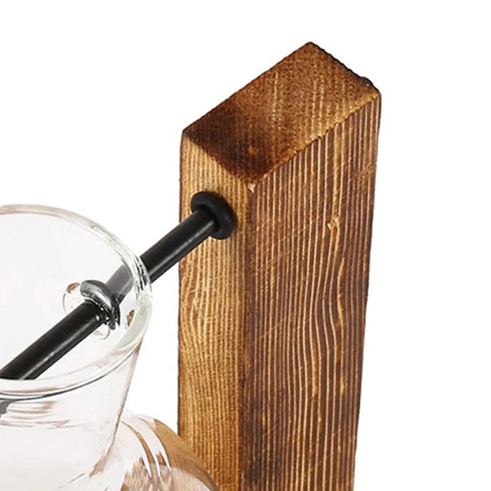 Vaso Decorativo Terrário de Plantas com Suporte