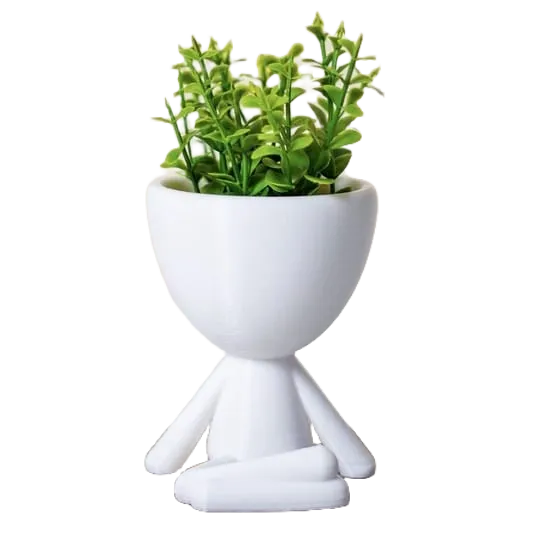 Mini Vasinhos com Flor Artificial 3 Unidades