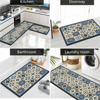 Tapete para Cozinha Azulejos Boêmio