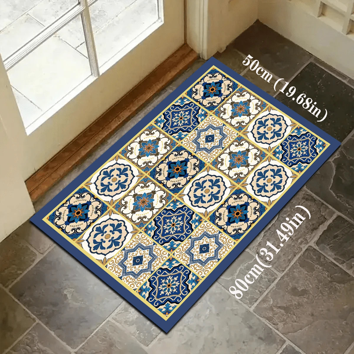 Tapete para Cozinha Azulejos Boêmio