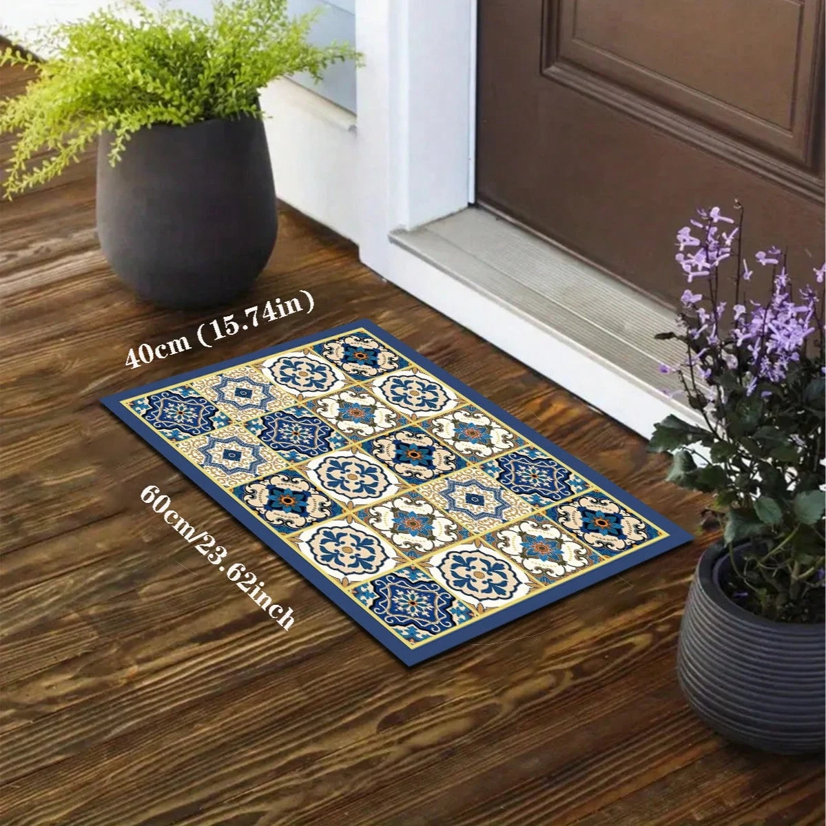 Tapete para Cozinha Azulejos Boêmio