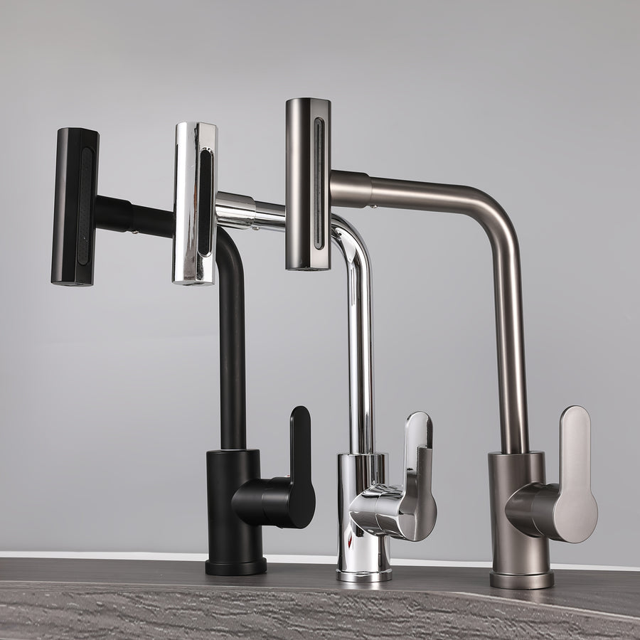 Torneira Gourmet Cascata 4 Modos Água Quente e Fria Inox 304