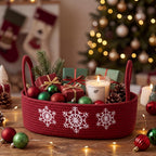 Cesto de Natal em ambiente