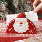 Porta-guardanapo Papai Noel em ambiente