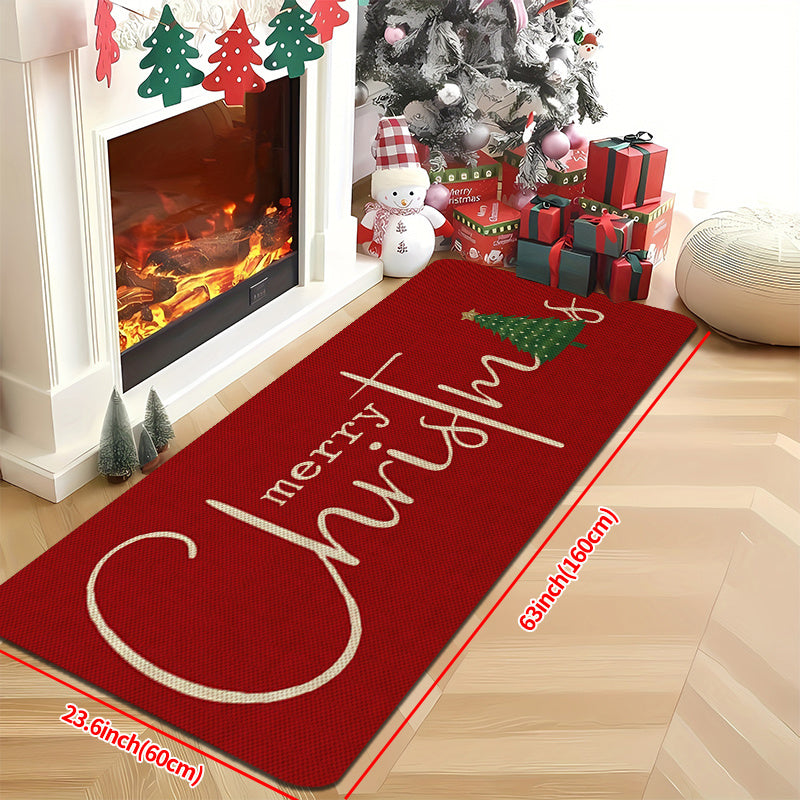 Tapete de Natal lavável