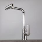 Torneira cascata cinza