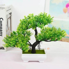 Bonsai Artificial Arvore com Flores em Seda