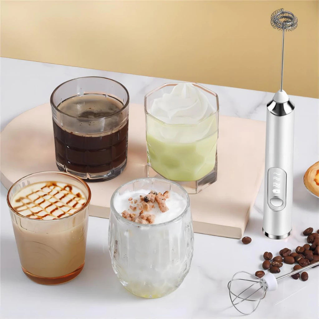 Mixer 3 em 1 Misturador Bebidas Portátil Elétrico