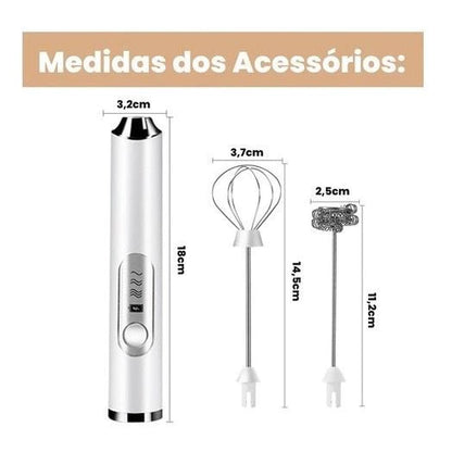 Mixer 3 em 1 Misturador Bebidas Portátil Elétrico - Casa Stony