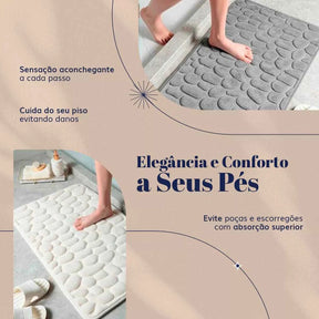 Tapete para Banheiro Antiderrapante Absorvente