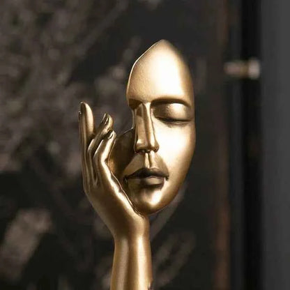 Conjunto de Esculturas de Resina para Decoração Beleza Mulher