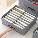 Caixa Organizador de Roupas para Guarda Roupa com Divisórias - Kit 3 Unidades