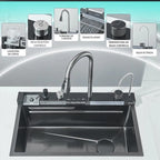 Cuba de cozinha inox com torneira gourmet