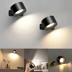 Arandela de Parede Interna LED Bifocal Sem Fio - 2 Unidades